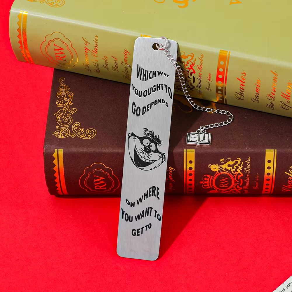 MINISO The Stainless Steel Pendant Bookmark of The Movie Protagonist, A Bookmark Gift for Good Friends, and A Graduation Gift