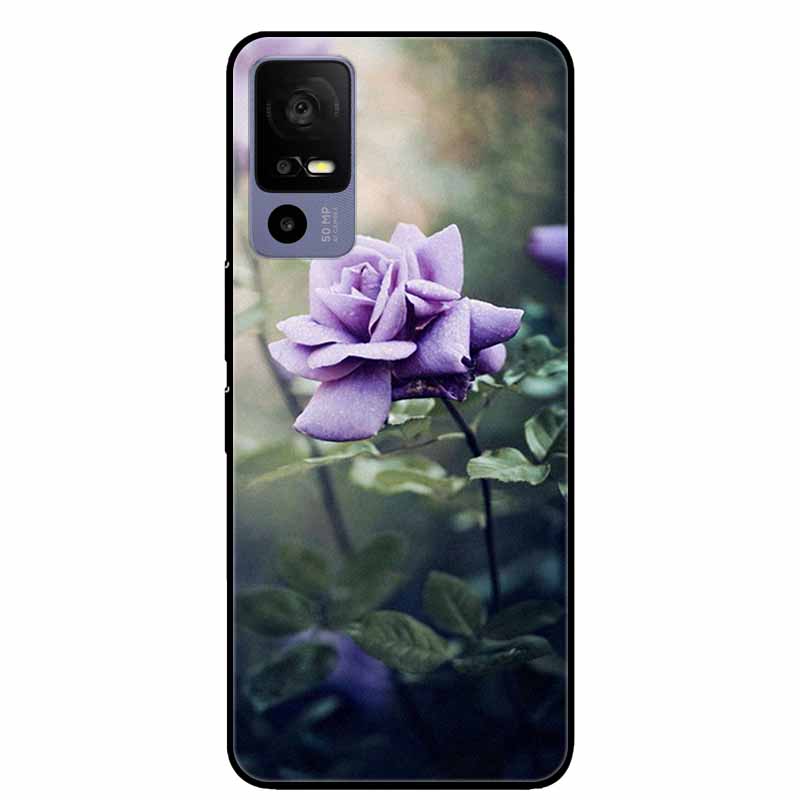For TCL 40 R 5G Case Fashion Marble Soft TPU Silicon Back Cover for TCL 40R T771K T771H Phone Cases Protect Funda Shells Paras