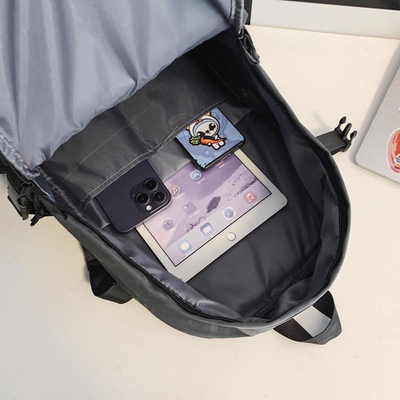 Trendy And Lightweight Large Capacity Backpack For Travel, Simple Backpack, Student Teens School Bag, Laptop Travel Backpack