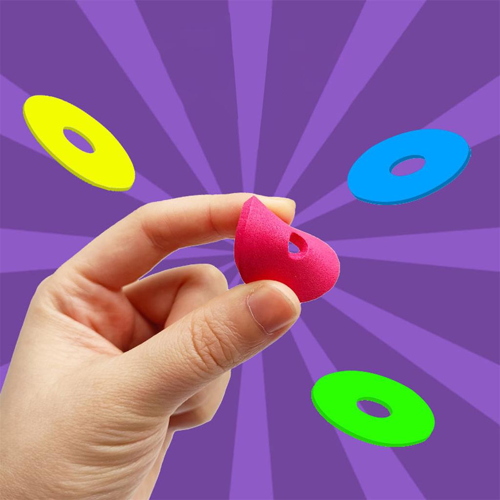 Foam Disc Launcher Cat Toy 15Pcs Colorful Flying Discs 1Pc Gun Launcher Cat Interactive Toys for Indoor Outdoor Training Chasing