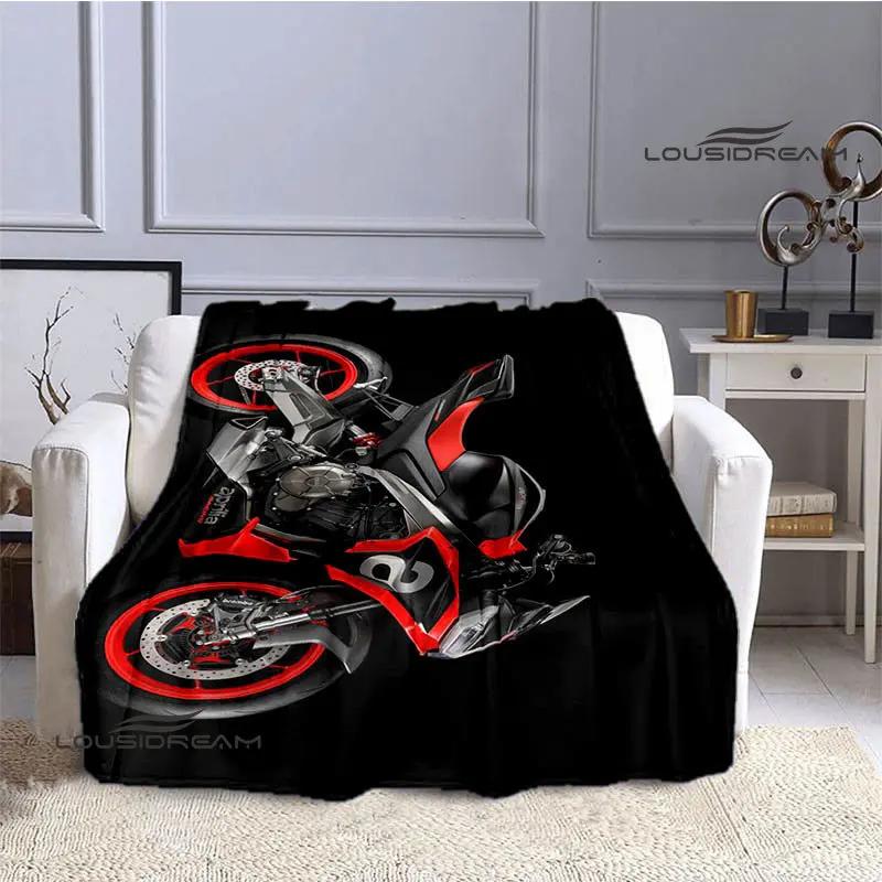 Aprilia Motorcycle Logo Printed Blanket Children's Warm Blanket Soft and Comfortable Blanket Home Travel Blanket Birthday Gift