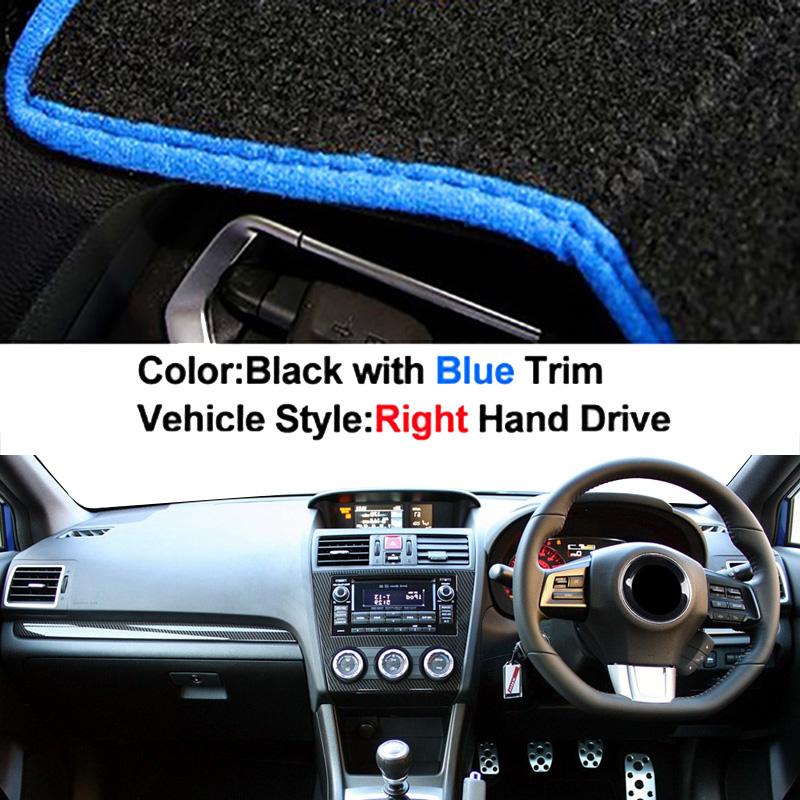 Car Auto Inner Dashboard Cover For Subaru WRX 2015-2025 WRX STI Center Console Protector Carpet Dashmat Sun-shade 2020 2019 2018