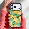 Banana Leaf Phone Case for iPhone 17 16 15 14 13 Pro Max Back Cover for 12 11 Pro Coque