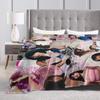 Aitanaed Singer Alpha Album Blanket Warm Cozy Fluffy  Throw Blankets for Bed 50x60 Inch Multiple Sizes Bedding Throws