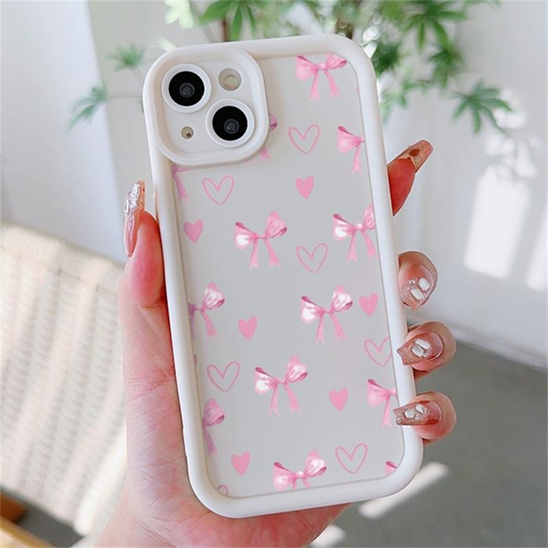 Phone Case For Infinix GT 30 20 Pro Note 50 40 40S 30Pro Plus Smart 10 8 9 Hot 60 50PRO Silicone Love Bowknot Cover
