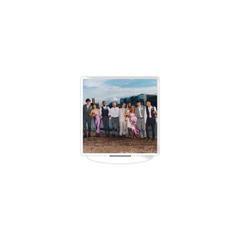 Capa de Álbum Kpop Mini Suporte Acrílico 3cm, Exibição de Figura de Álbum Solo e BTS, Decoração de Mesa para Fãs ARMY Kpop