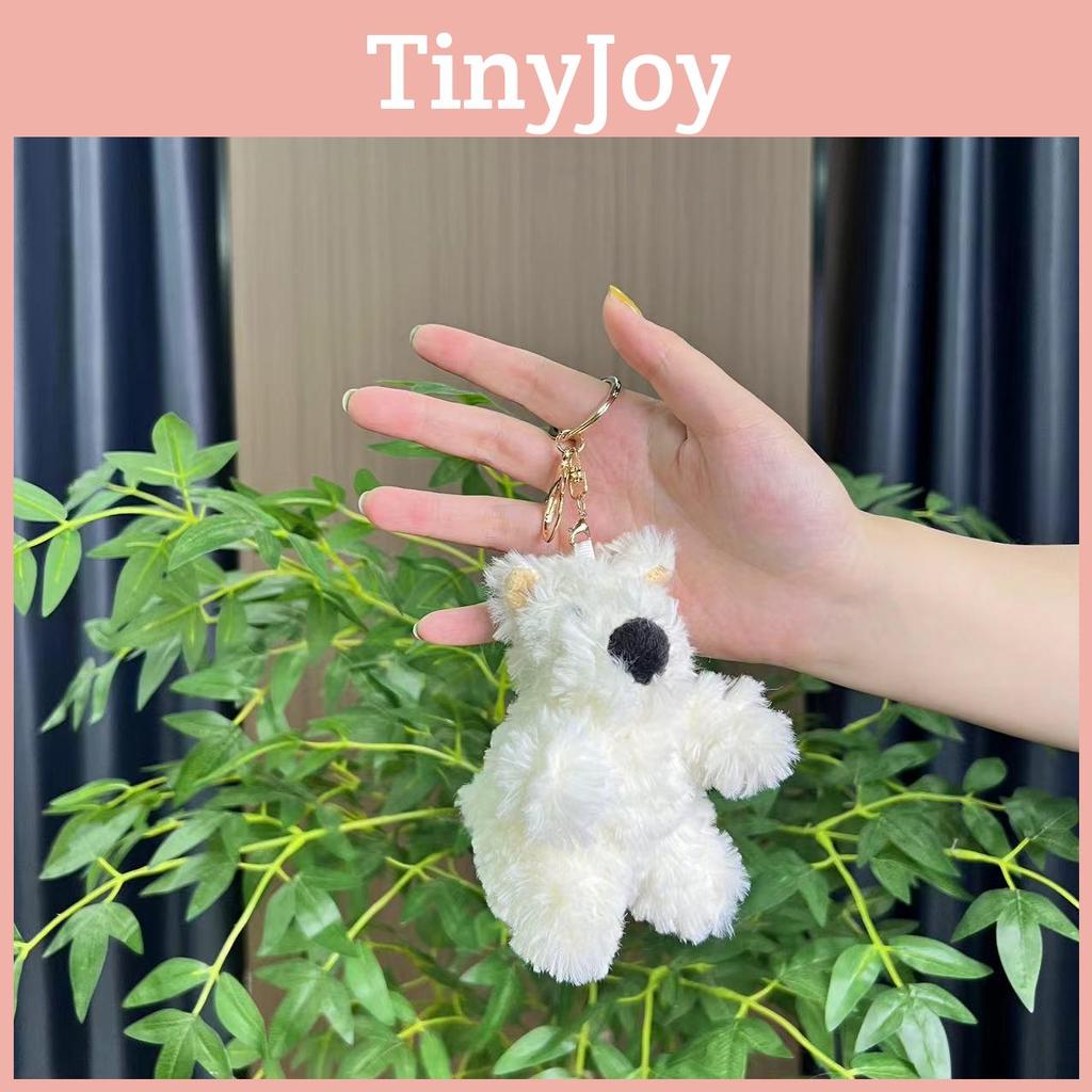 Charming Plush Small Dog Keychain With Ultra Soft Pp Cotton Filling And Design Stylish
