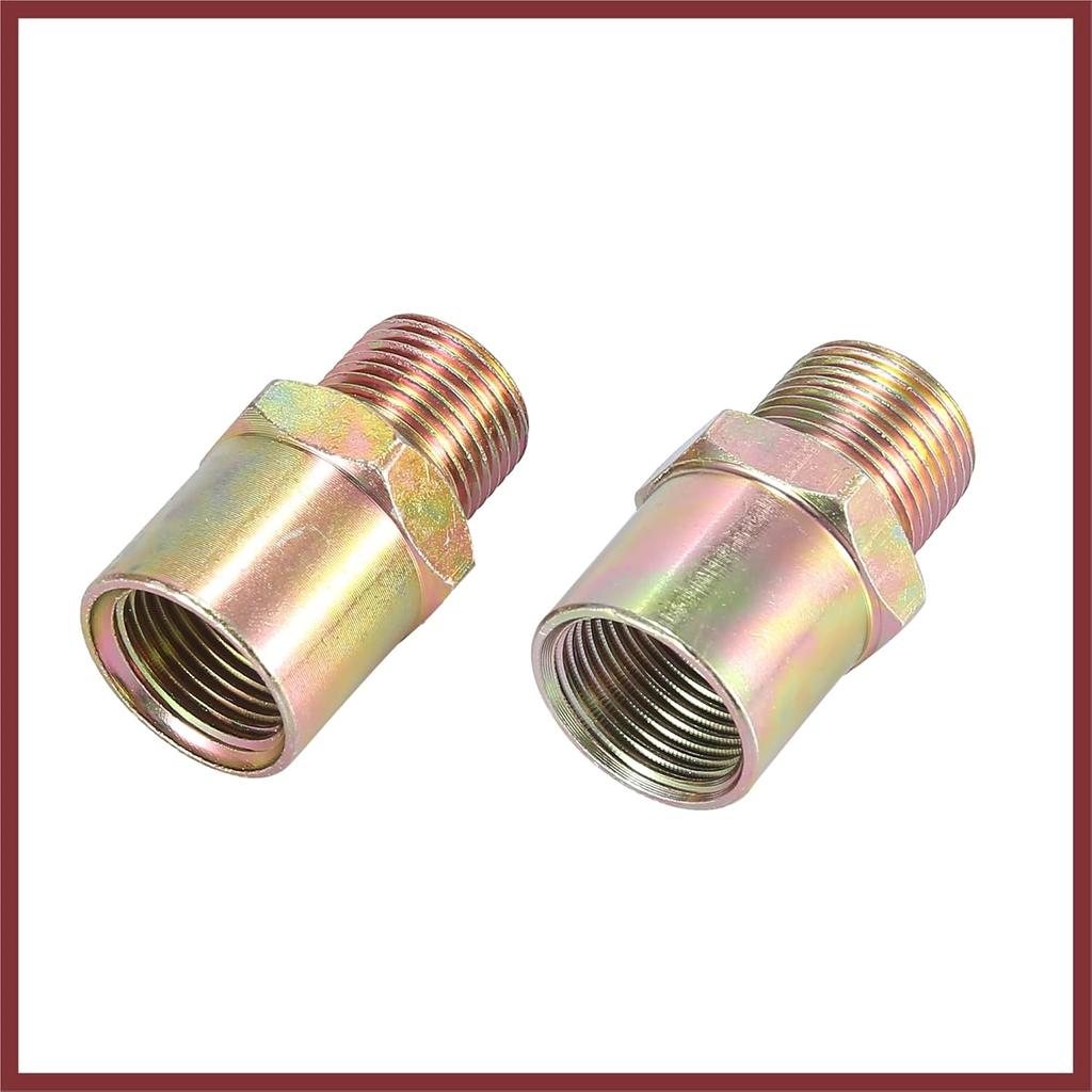 Universeller Auto-Aluminiumlegierung Ölfilterkühler Sandwich-Gewindeplattenadapter Ölkühlersatzteile Silberton M20x1.5 1/8 NPT Ersatzteile