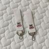2Pcs Universal Pushchair Clip Baby Stroller Hooks Embroidered Bear Cartoon Hook For Hanging Mommy Bags Diaper Bag Accessories