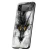 Drachen Handyhülle Für Samsung Galaxy Z Flip 3 4 5 6 7 Hart Schwarz Faltbar PC Für Samsung Z Flip3 Flip4 Flip5 Hülle