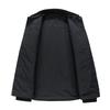 Mens Slim Fit Jacket Casual Fall Outerwear Solid Color Long Sleeve Non-Hooded
