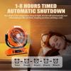 US Shipping Rechargeable Portable Camping Fan 12 Inch 40000mAh Battery Powered Fan with LED Light Digital Display Timer 6