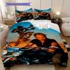 Cowboy Spirit Bedding (1 * duvet cover + 2 * pillowcase, without core) 2D Flat Duvet cover and pillowcase Bedding set Soft and comfortable