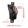 DYISLAND 4Piston LD4X-300 E-Bike Hydraulic Brake Caliper Left Caliper