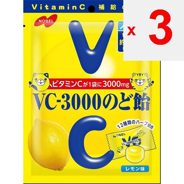 NOBEL VC-3000 pastylka do ssania na gardło 90g [bez cukru]. Zawiera 3000 mg witaminy C, 12 ziół i ekstrakt z pigwy Zawiera 3000 mg witaminy C, 12 ziół i pigwę