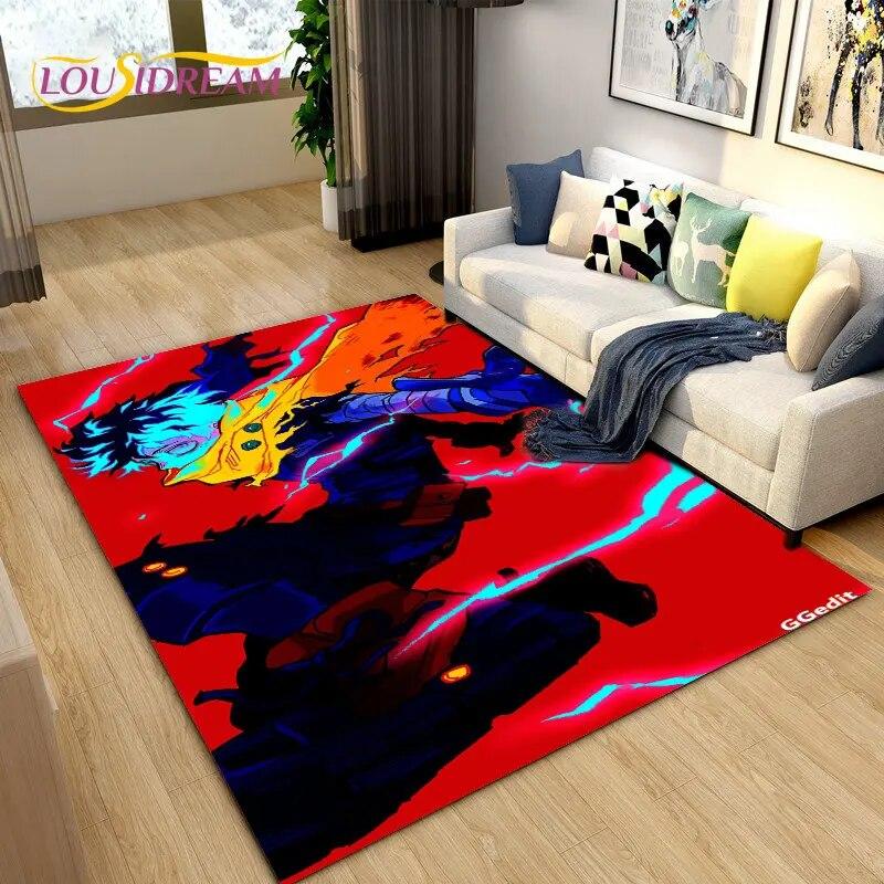 My Hero Academia, Japan Anime Area Rug,Carpets Rug for Living Room Bedroom Sofa Doormat Decoration,Kids Play Non-slip Floor Mat