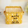 1Pcs of Cotton Linen Storage Box Creative Desktop Debris Storage Basket