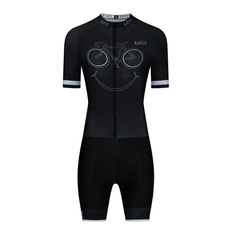 Unisex Quick-Dry Short-Sleeve Cycling Bodysuit Mountain Bike Downhill Trail Riding Outdoor Sport