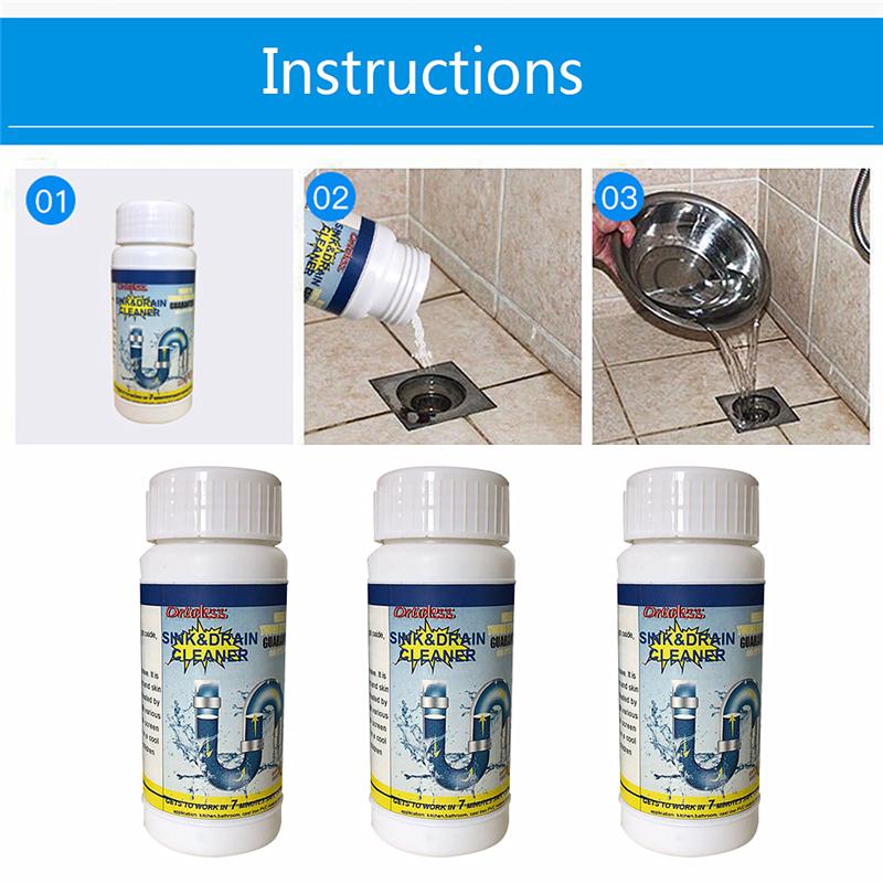 Buy Sink Drain Cleaning Powder 100g MultiPurpose Quick Foaming Toilet
