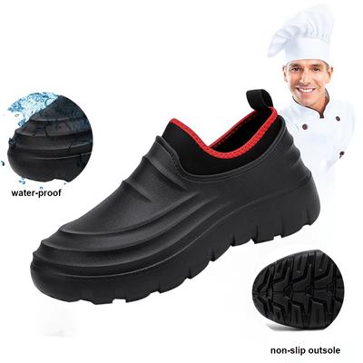 Arbeitsschuhe für Herren im Freien, wasserdicht, Kochschuhe, ölbeständig, Schuhe für Tierpfleger, Fischerschuhe, rutschfeste Garten-Clogs zum Unkrautjäten