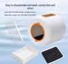 Smart Automated Cat Litter Box: Fully Enclosed, Electric, Deodorizing, Anti-Splash, Self-Cleaning.