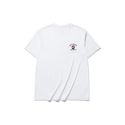 Anta Straight Fit T Shirt Unisex White Couple's 952128132-3