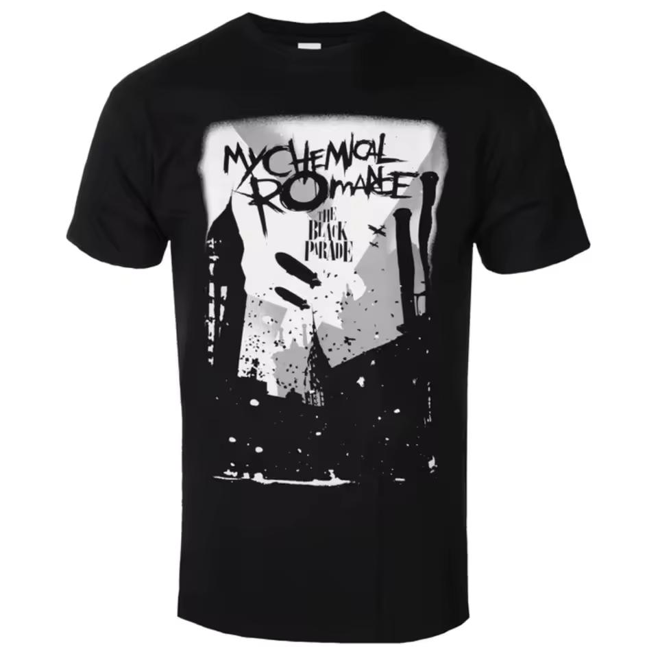 My Chemical Romance - Industry Pattern Printed T-shirt - Gothic Style T-shirt - Emotional Punk Band - for Men and Women