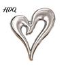 Metallbrosche Anstecknadel Hohl Liebe Herz Anstecker Romantisch Revers Goldfarben Pullover Strickjacke Mantel Anzug Schal Dekor Herren Damen Bekleidungszubehör