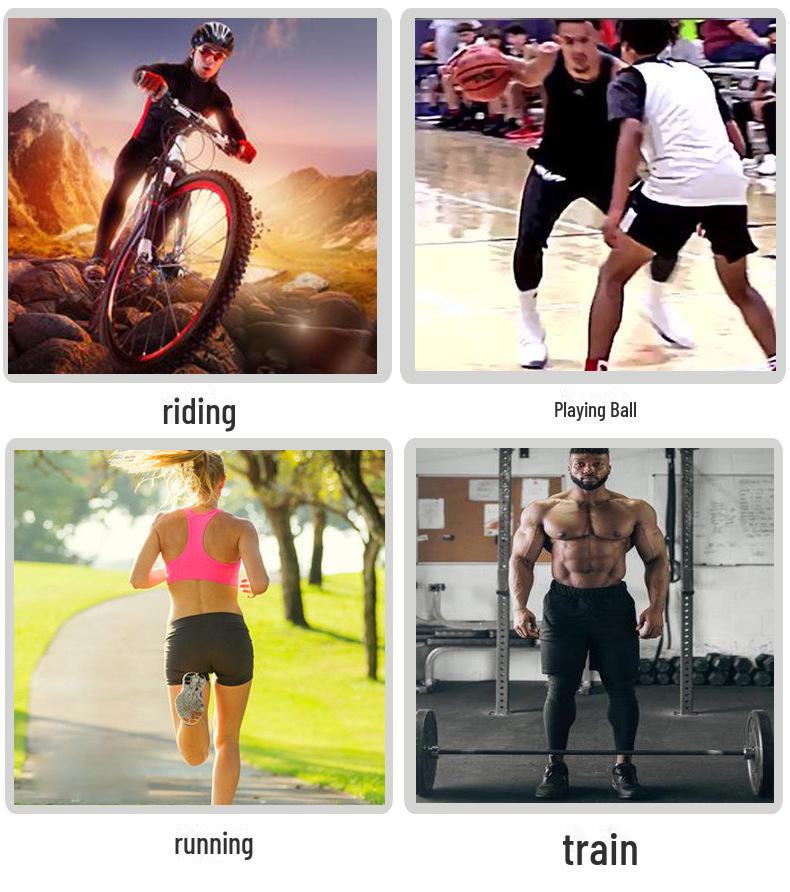 Herren Schnelltrocknende Kompressions-Lauf- & Radsporthose