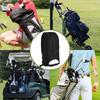 Schwarze Golfschläger-Regenhülle Staubdichte Regenkappe Schlägerschutz Tragbare Golfschläger-Regenhülle für Golftasche und Carry-Cart-Ständer-Tasche
