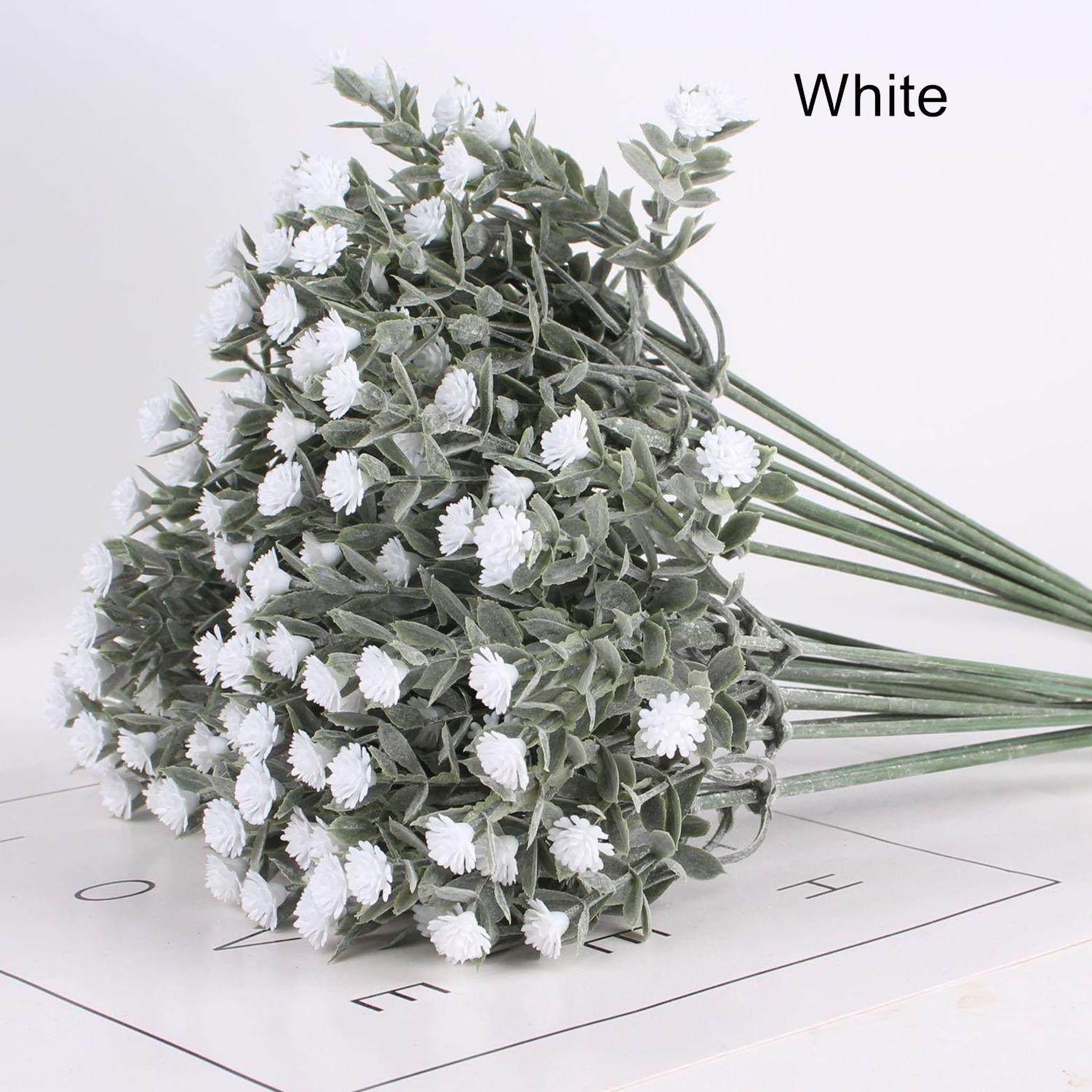 

Arrangement Bouquet Plastic Wedding Babysbreath Gypsophila Artificial Flowers Fake Flowers белый
