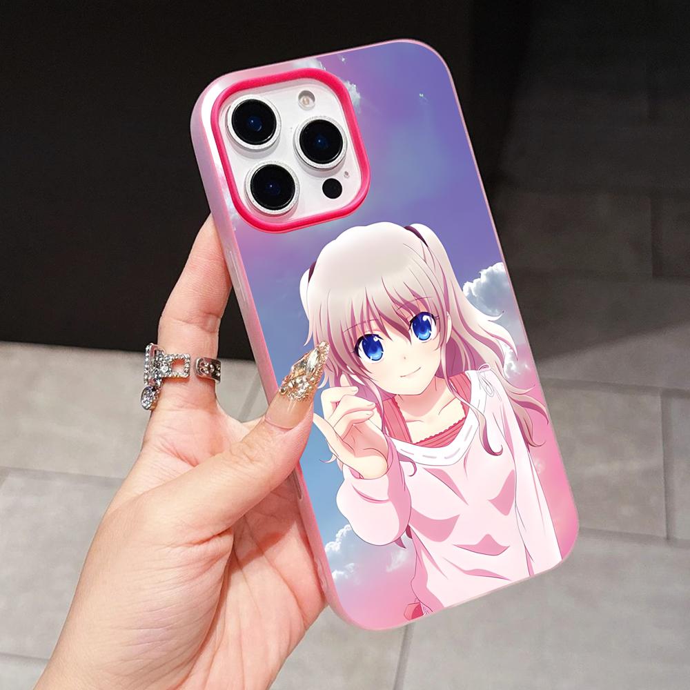 

Charlotte Tomori Nao Jelly Double layer Rose Red Mobile Phone Case for iPhone 17 16 15 14 13 12 11 Air Pro Max Plus Protective iPhone 15 Pro