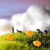 Animals Night Glow, 50PCS Miniature Things Figurines to Hide, Animals Figures for DIY Garden Decoration, Bread Shaped Turtle, Random Colors