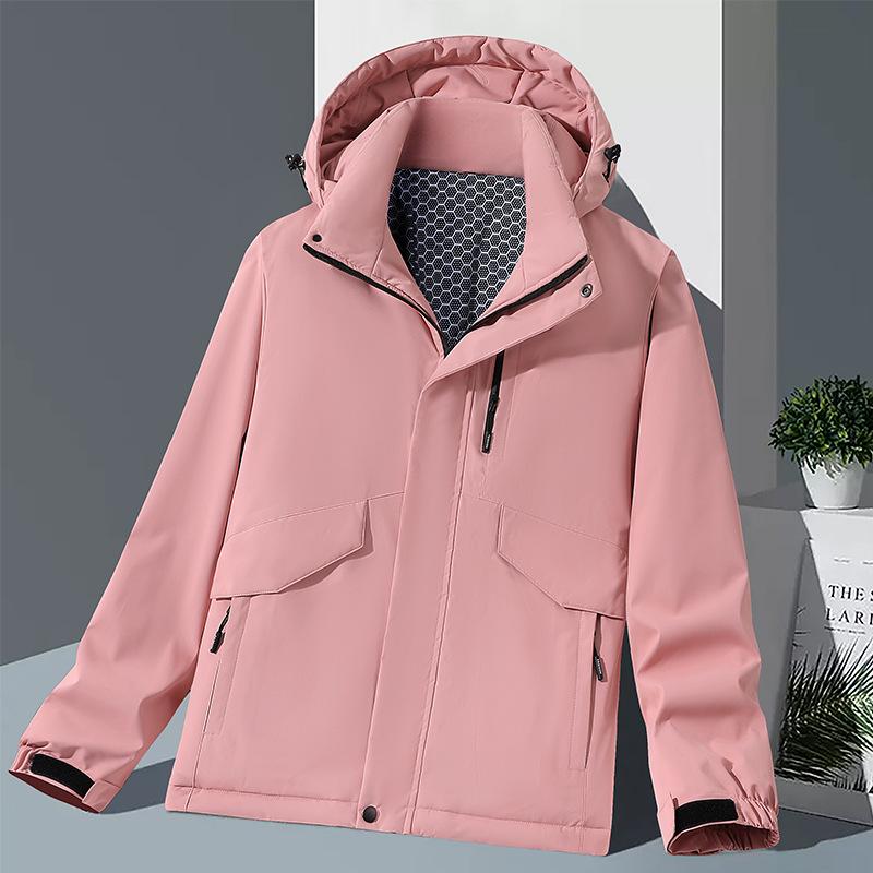 Unisex Windproof Waterproof Cotton Down Jacket with Velvet Lining – Thickened for Warmth and Cold Protection