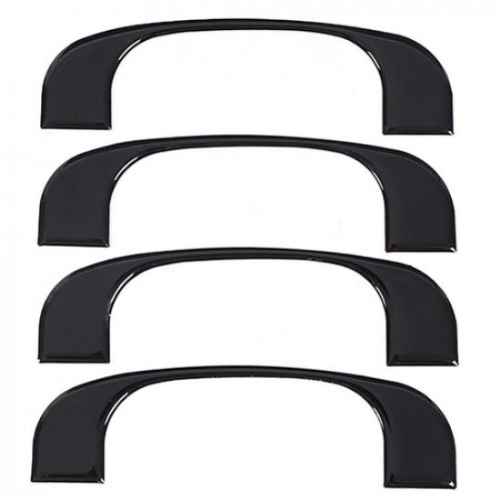 Glossy Black Interior Roof Handle Sticker For BMW 3 Series E90 2005-12
