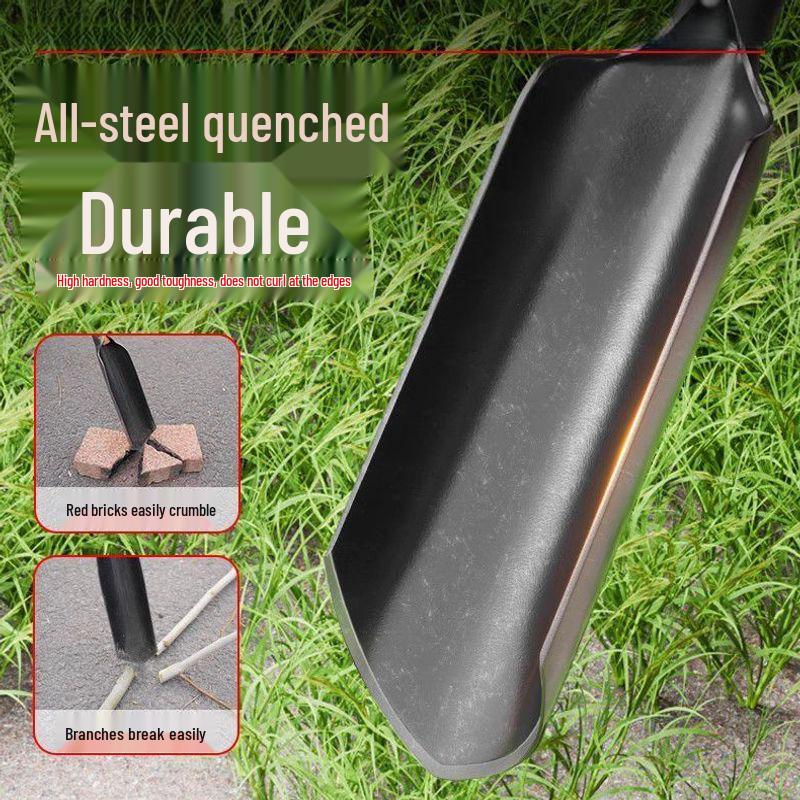 Luoyang Multi-functional Iron Shovel for Soil, Trees, and Pits - Outdoor and Household Use