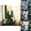 Dual Layer Charming Christmas Ribbons With Warm Lighting For Beautiful Tree Accents
