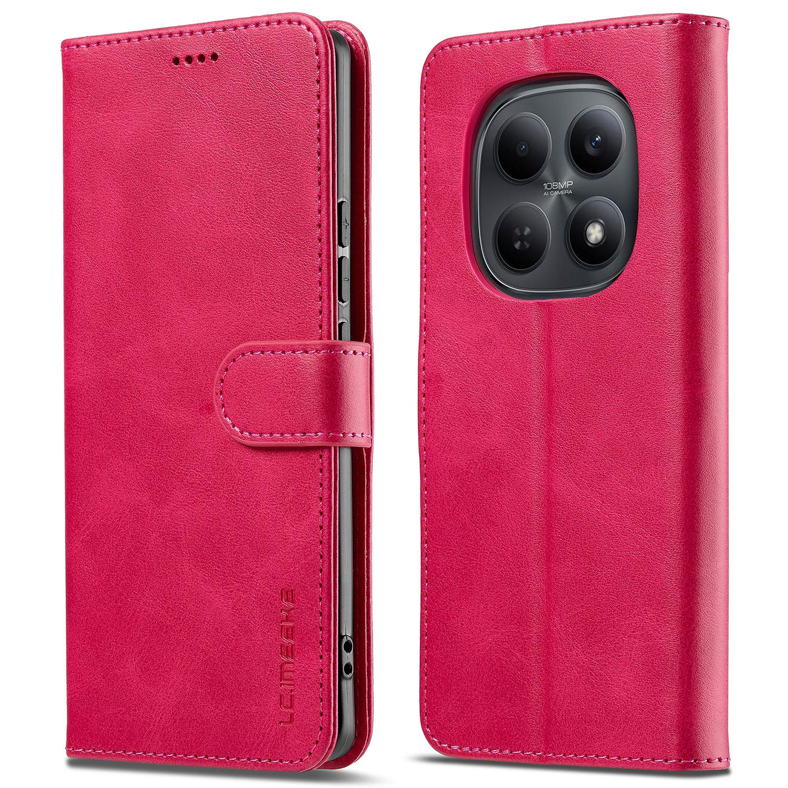 

LC.IMEEKE Для Xiaomi Redmi Note 15 Pro 4G (Глобальний) Чохол-гаманець зі шкіри з текстурою телячої шкіри для телефону
