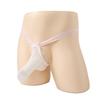 Bow Sissy Lingerie Men'S Sexy Elephant Nose Panties Mesh See Through T-Back Thong G-String  Stretch Long Penis Sheath Underwear