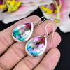 Bi-Color Tourmaline Gemstone 925 Sterling Silver Jewelry Earring 1.77" KG-1790