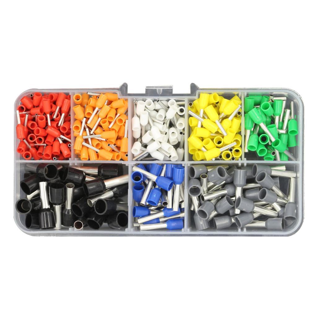 400pcs Wire Ferrule Set Comprehensive Electrical Wire Ferrules Assorted Insulated Crimp Terminals for Electrical Project