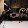 Luxury Sofa Cover Four Seasons Universal Modern Minimalist Black Sofa Towel Full Coverage Throw Blanket Elegant Sofa Blanket