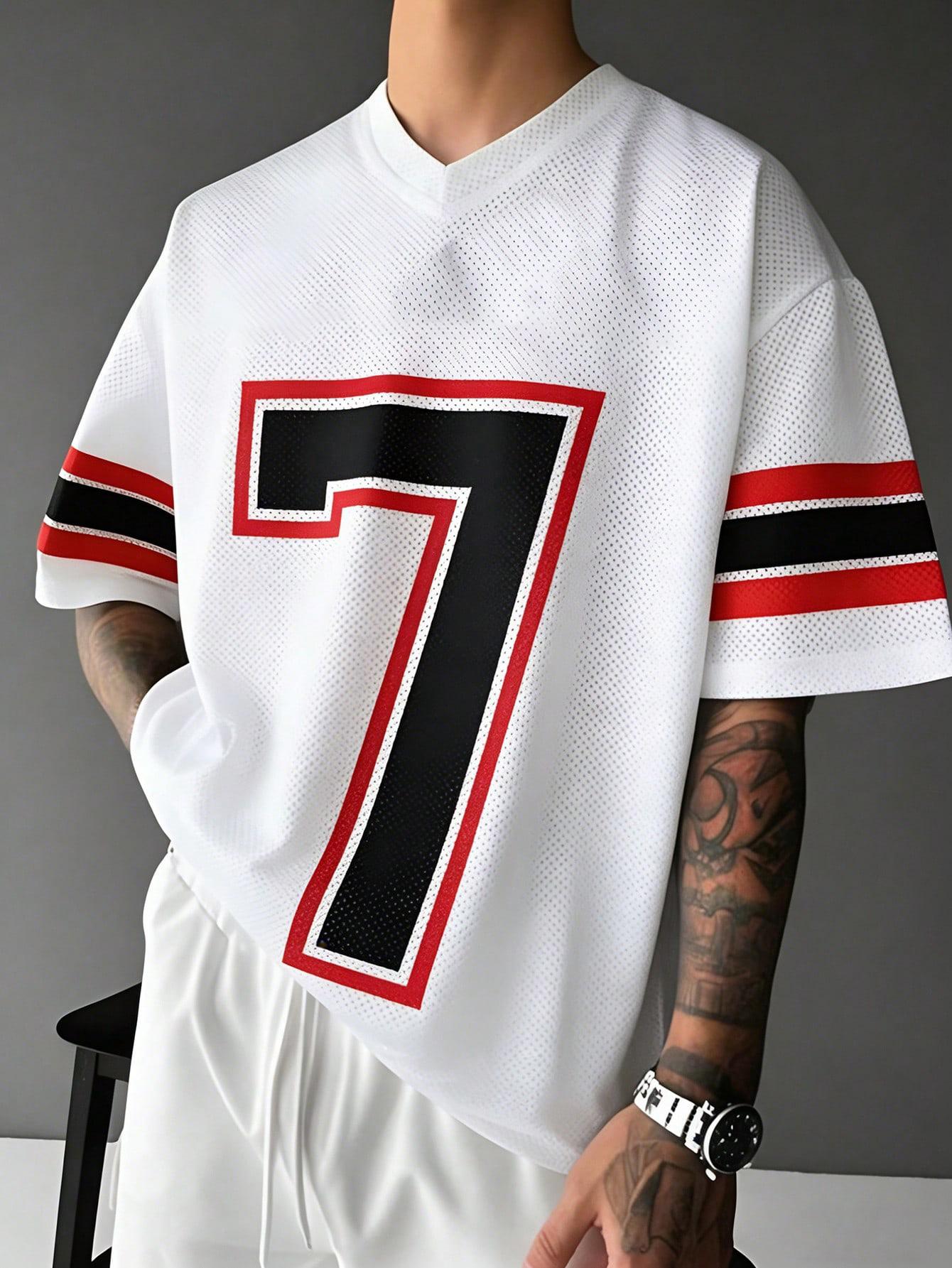 Men s Summer Casual Sports Short Sleeve T-Shirt, White, Minimalist, Fashionable XXS