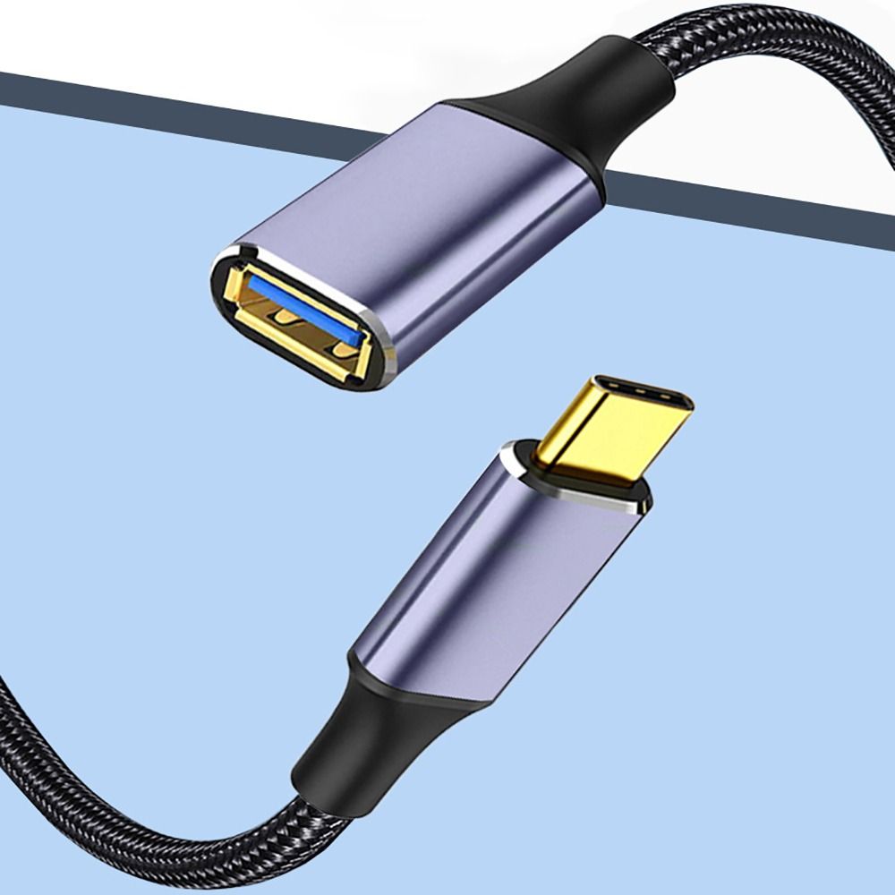 Laptop Extension Wire Male To Female Data Cord Professional Type-C To USB 3.0 A Cable