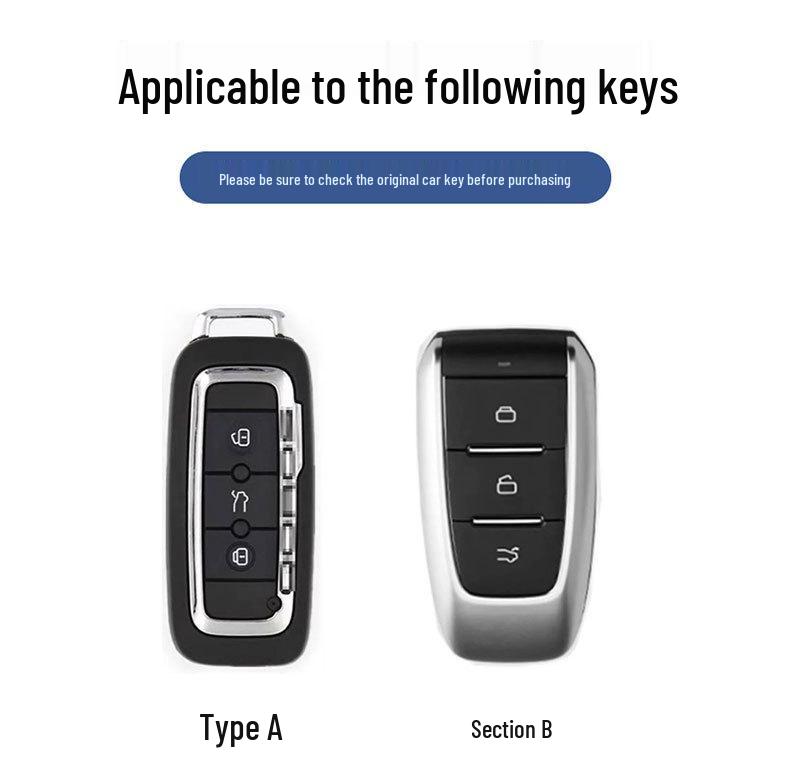 Qoros Car Key Case for Models 5/20/7 - Stylish Key Shell for Qoros Urban SUV