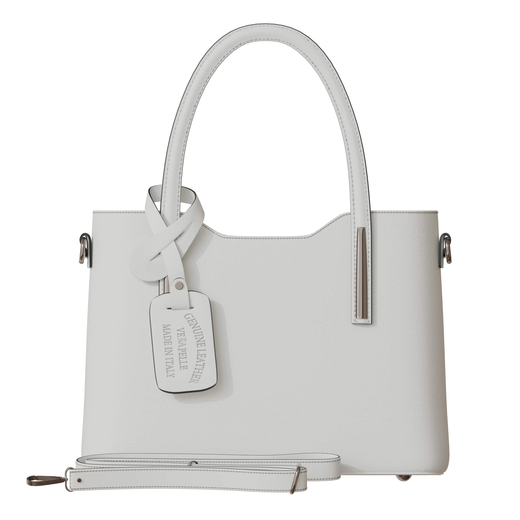 

Elegant women s handbag made of genuine leather One Size чорний