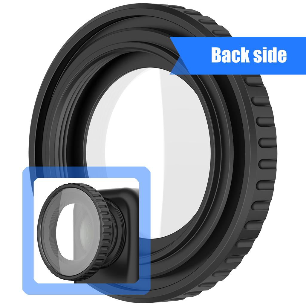Clear Lens Shield for Cameras Wear Resistant Glass Instants Attachment System Secure Protective Gear