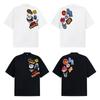 Summer Short Sleeve T T-shirt Men's English Graffiti Letter Printing Stylish T-shirt Cotton Fashion Brand Top