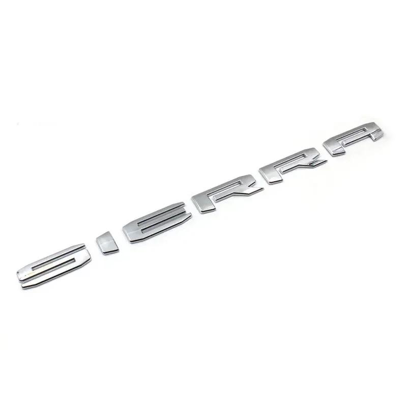 

1Pc SIERRA new old letter logo car stickers for GMC sierra original rear boot label trunk modified Accessories decoration decals