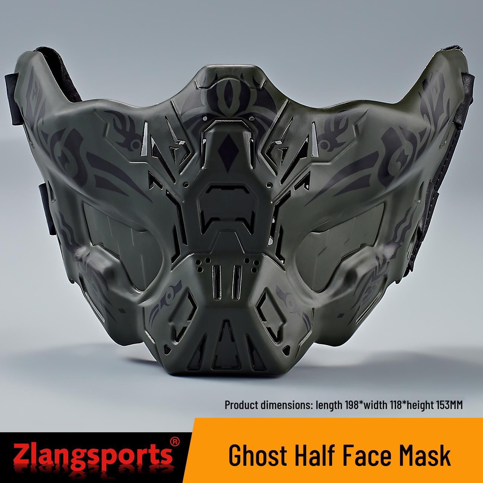 

Тактическая маска-призрак на пол-лица для Live CS, Хэллоуин-хоррора, кино- и телереквизита